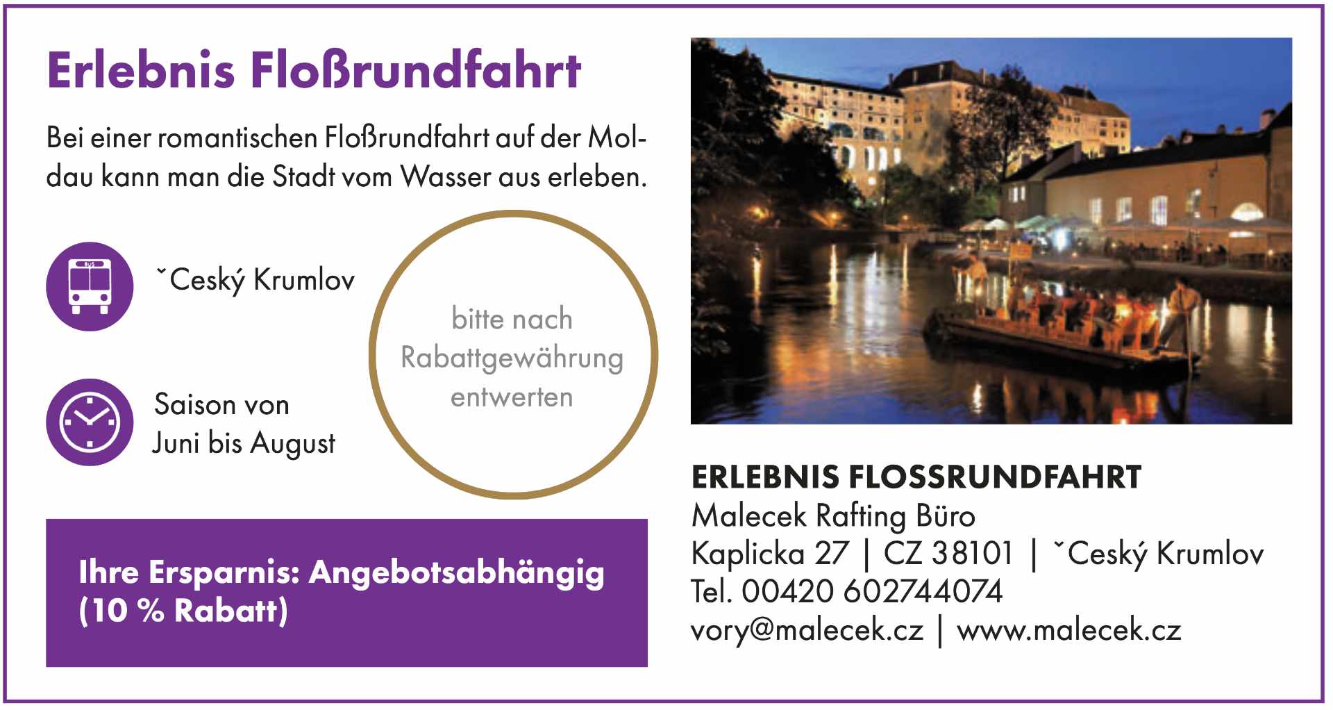 moldauflossrundfahrt cz